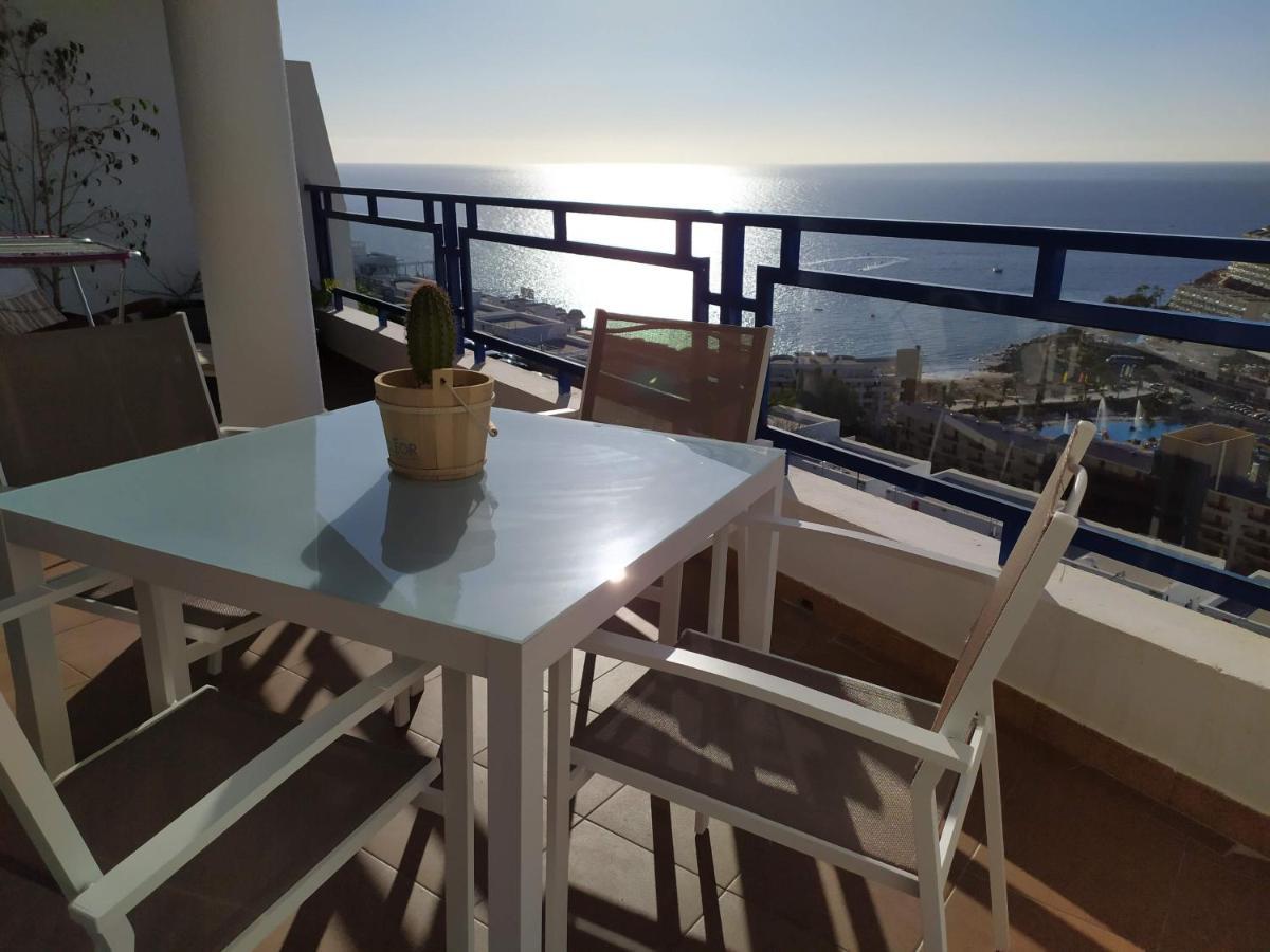 Ocean View Apartment In Taurito, Mogan - Top Floor エクステリア 写真